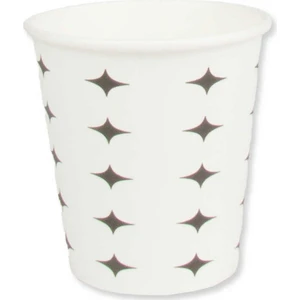 Eminönü Toptancı Karton Bardak Yıldız Desenli 4 gr 7 Oz - 50 Adet