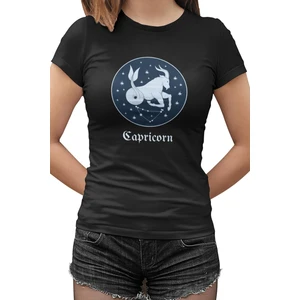 Lord T-Shirt Capricorn Siyah Bayan Tshirt