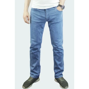 Erkek Yüksek Bel Regular Fit Pamuklu Kot Pantolon