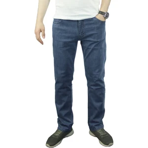 Erkek Yüksek Bel Regular Fit Pamuklu Kot Pantolon