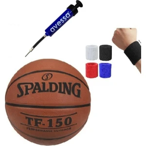 TF-150 Outdoor Fiba Logolu Basketbol Topu + Pompa + Havlu Bileklik
