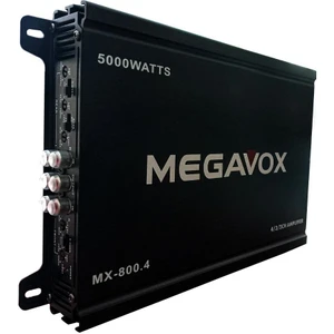MX800.4 5000W 4X60W Rms 4 Kanal Oto Amfi