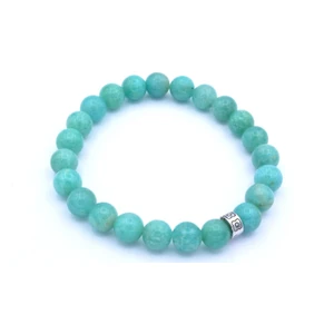 Amazonit Taşı Doğal Taş Bileklik
