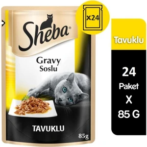 Pouch Yaş Kedi Maması Tavuklu 85 gr 24'lü