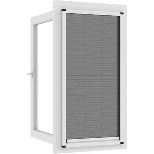 Zgn Plise Pileli- Akordiyon Katlanır Sineklik Kapı Pencere Sinekliği,eni 40-59 Cm,yükseklik 40-59 cm Arası