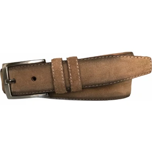 Goderi Süet Deri 3.5 cm Vizon Rengi Klasik, Kumaş Pantolon Kemeri