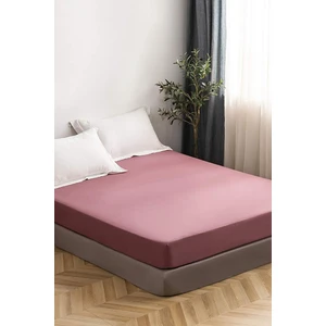 120’LİK Penye Lastikli Çarşaf 120*200 cm (Koyu Gül Kurusu)