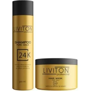 Professional 24K Pure Gold Serisi Saç Bakım Seti Şampuan + Maske 300ML