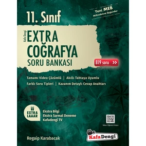 Kafa Dengi Yayınları 11.Sınıf Extra Coğrafya Soru Bankası
