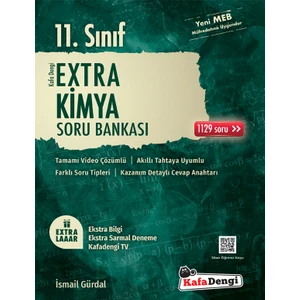 Kafa Dengi Yayınları 11.Sınıf Extra Kimya Soru Bankası