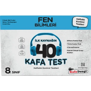 Kafa Dengi Yayınları 8.Sınıf Fen Bilimleri Kafa Testi