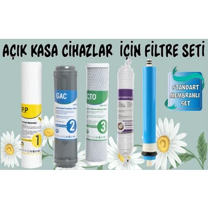 Su Arıtma Filtresi Seti 5 Li Mebran Filtre Seti Standart Membranlı