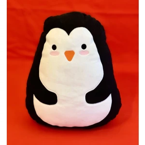 Penguen Tasarımlı Peluş Yastık