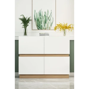 Chloe Çok Amaçlı Dolap Beyaz Çırağan