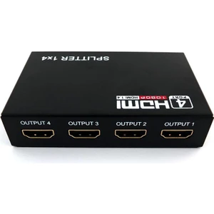 Ata Elektronik 1 Giriş 4 Çıkış HDMI 4 Port Splitter 4K  3D Full Hd Görüntü Çoklayıcı