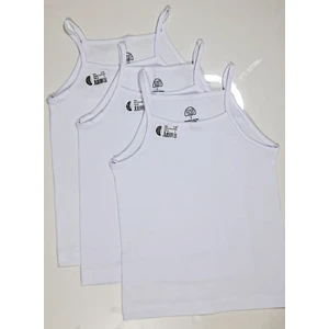 Kız Çocuk Beyaz Atlet 3'lü Paket