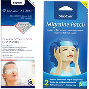Stopever Ikili Combo Paket - Stopever Dıamond Touch Soft Göz Maskesi