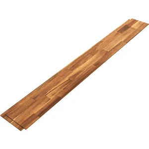 INTERBUILD REAL WOOD Interbuild Akasya Masif Ahşap Duvar Panelleri Shiplap 1219X152X10 Mm, 5'li Paket,altın Tik