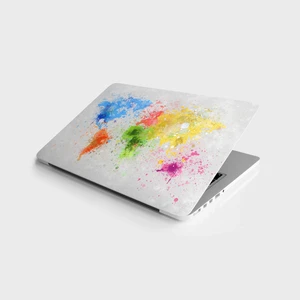 Sticker Art Laptop Sticker Bilgisayar Notebook Pc Kaplama Etiketi Dünya Haritası Boyama