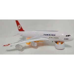 Türk Hava Yolları Sesli Işıklı Hareketli Uçak Oyuncak