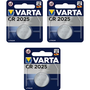 Lithium CR2025 3V Tekli Pil 3 Paket