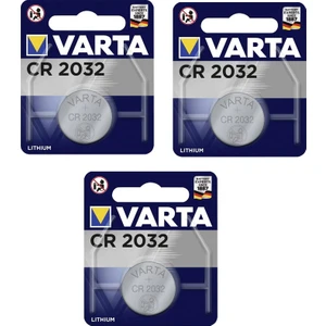 Lıthıum Cr 2032  3V Tekli Pil 3 Paket