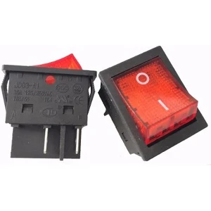 Welsong 30 Amper Rocker Anahtarı JD03-A1 125/250VAC 4 Pin - Yüksek Akım Kapasiteli İnverter Kaynak Makinesi Anahtarı