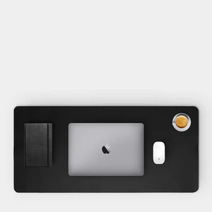 Vintage Deri Mouse/masa Pad Siyah