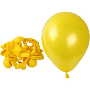 Bal10 Dünyası 12 Inç Metalik Sarı Balon 10'lu