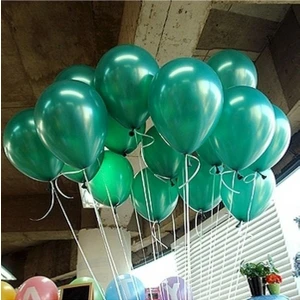 Bal10 Dünyası 12 Inç Metalik Koyu Yeşil Balon 10'lu