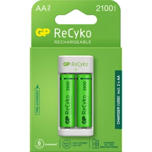 Gp E211 USB Pil Şarj Cihazı 2 Adet 2100 AA Kalem Pilli Set