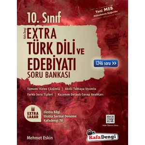 Kafa Dengi Yayınları 10.Sınıf Extra Türk Dili ve Edebiyatı Soru Bankası