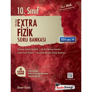 Kafa Dengi Yayınları 10.Sınıf Extra Fizik Soru Bankası