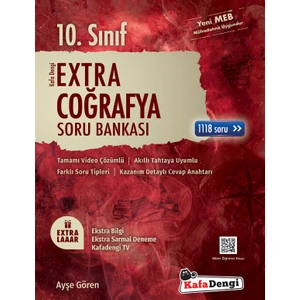 Kafa Dengi Yayınları 10.Sınıf Extra Coğrafya Soru Bankası