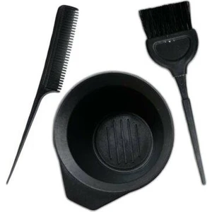 Saç Boyama Seti (Boya Fırçası + Boya Tası + Krepe Tarak)