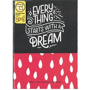 A5 Dream Dikişli Sert Kapak Çizgili Defter