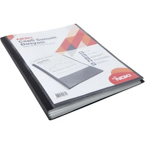 64160-N-190 Cepli Sunum Dosyası Siyah 60'lı