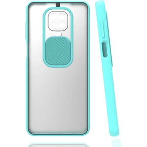 ZORE Xiaomi Redmi Note 9 Pro Kılıf Lensi Sürgülü Kamera Koruyucu Kılıf