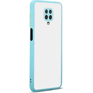 ZORE Xiaomi Redmi Note 9s Kılıf  Hux Düğme ve Kapak Zıt Renk Kılıf