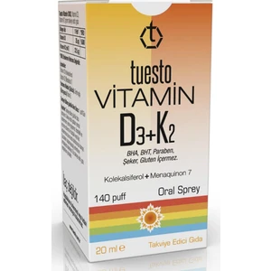 Vitamin D3 K2 Yetişkin Sprey 20 Ml