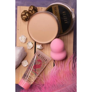 Mujgan 3'lü Makyaj Seti mt Cover Kapatıcı 209 Açık Ton  + Unicorn Makyaj Bazı + Tekli Armut Sünger Mujgan