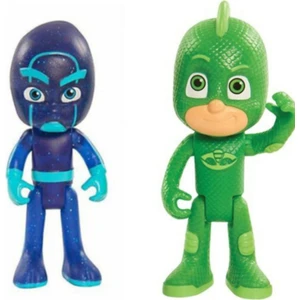 PopŞeker Pijamaskeliler Pjmasks Gece Ninjası ve Gekko Figür 2'li