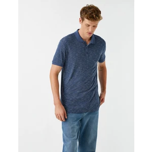Erkek Kırçıllı Basic Polo Yaka Tişört