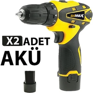 24 W 4 Ah Çift Akülü  Şarjlı  Vidalama Matkap Multi Function
