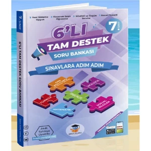 Zeka Küpü Yayınları 7.Sınıf 6'lı Tam Destek Tüm Dersler Soru Bankası