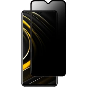 Samsung Galaxy A12 Hayalet Privacy Gizli Cam Ekran Koruyucu Siyah