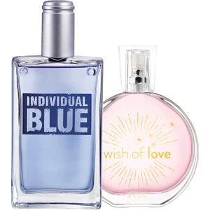 Individual Blue Erkek Parfüm ve Wish Of Love Kadın Parfüm Paketi 150 ml
