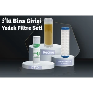 Daire, Bina, Ev Şebeke Girişi Yedek Filtre Seti