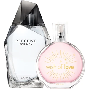 Perceive Erkek Parfüm ve Wish Of Love Kadın Parfüm PAKETI100 ml