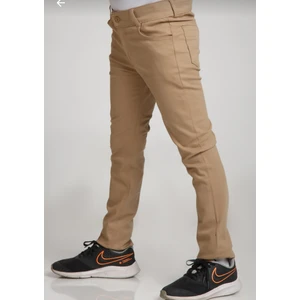 Spor Model Likralı Kanvas Kumaş Okul Pantolonu